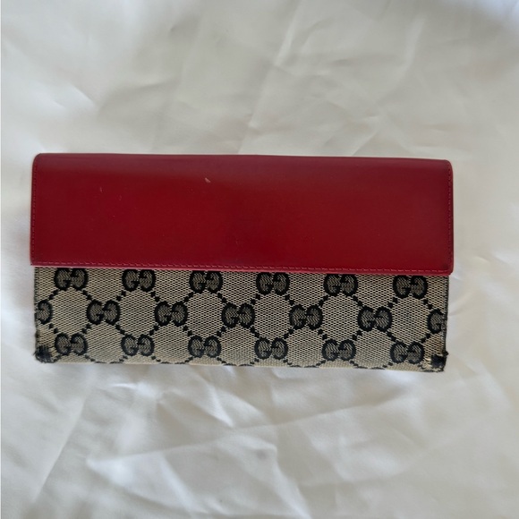 Gucci Monogram Continental Wallet Authentic - Picture 7 of 15